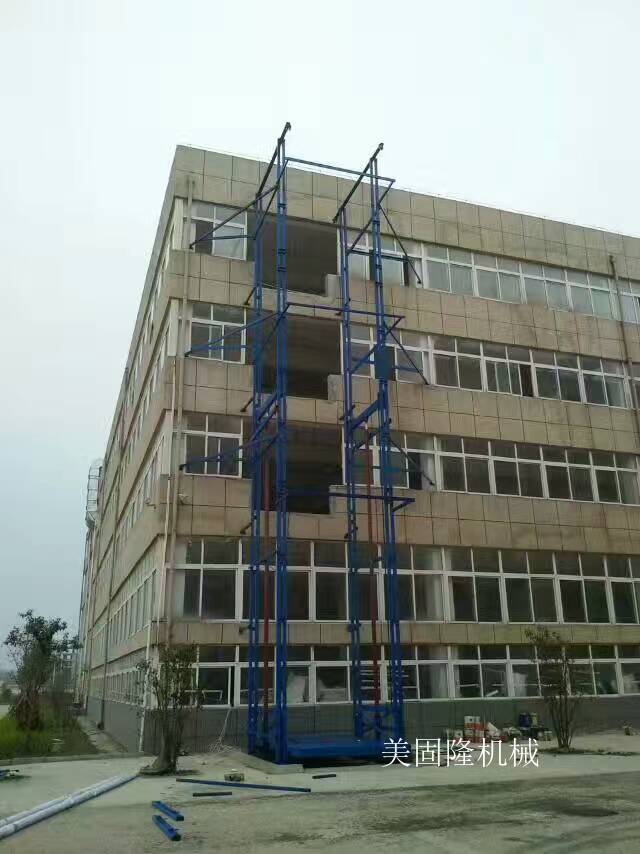 洛阳室外双臂导轨式升降机厂家